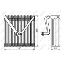 NRF 36141 Verdampfer, Klimaanlage