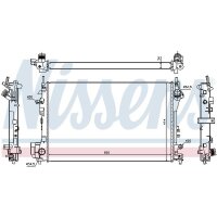 NISSENS 630742 Kühler, Motorkühlung