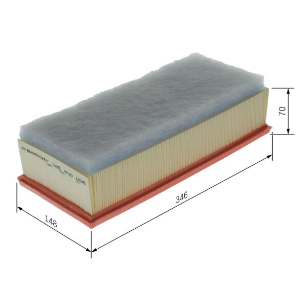 BOSCH F 026 400 058 Luftfilter
