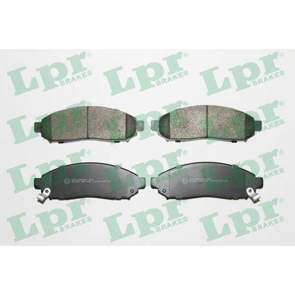 LPR 05P1495 Bremsbelagsatz, Scheibenbremse