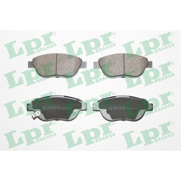 LPR 05P1328 Bremsbelagsatz, Scheibenbremse