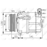 NRF 32312 Kompressor, Klimaanlage