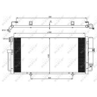 NRF 35875 Kondensator, Klimaanlage