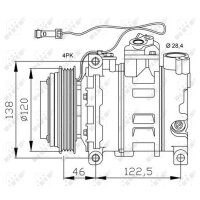 NRF 32167 Kompressor, Klimaanlage