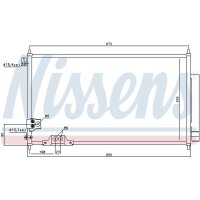 NISSENS 94788 Kondensator, Klimaanlage