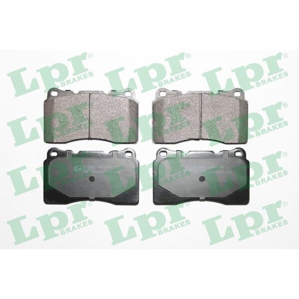 LPR 05P1394 Bremsbelagsatz, Scheibenbremse