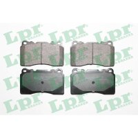 LPR 05P1394 Bremsbelagsatz, Scheibenbremse