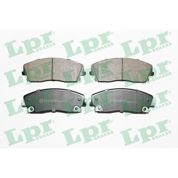 LPR 05P1399 Bremsbelagsatz, Scheibenbremse