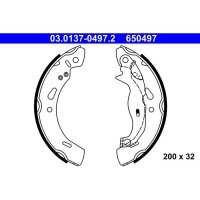 ATE 03.0137-0497.2 Bremsbackensatz