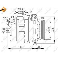 NRF 32433 Kompressor, Klimaanlage