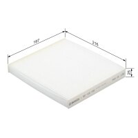 BOSCH 1 987 432 092 Filter, Innenraumluft