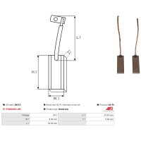 AS-PL BX215 Kohlebürste, Generator
