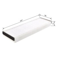 BOSCH 1 987 432 122 Filter, Innenraumluft