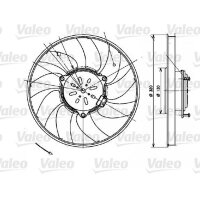 VALEO 696082 Lüfter, Motorkühlung