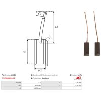 AS-PL AB5006 Kohlebürste, Generator