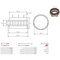 AS-PL AS3007 Stator, Generator