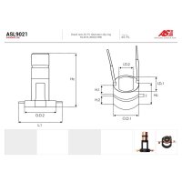 AS-PL ASL9021 Schleifring, Generator