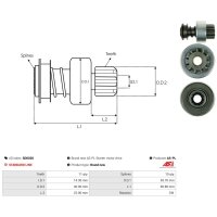 AS-PL SD0020 Freilaufgetriebe, Starter