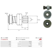 AS-PL SD0047 Freilaufgetriebe, Starter