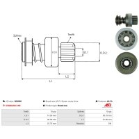 AS-PL SD0050 Freilaufgetriebe, Starter