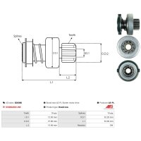AS-PL SD0080 Freilaufgetriebe, Starter