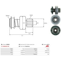 AS-PL SD0094 Freilaufgetriebe, Starter