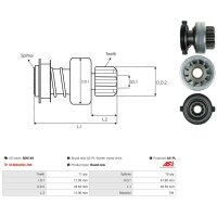 AS-PL SD0149 Freilaufgetriebe, Starter