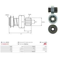 AS-PL SD1012 Freilaufgetriebe, Starter