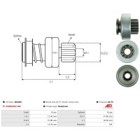 AS-PL SD2025 Freilaufgetriebe, Starter