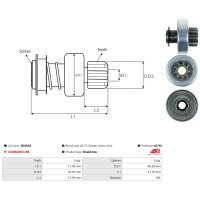 AS-PL SD3018 Freilaufgetriebe, Starter