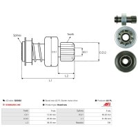 AS-PL SD6002 Freilaufgetriebe, Starter