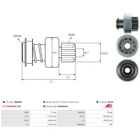 AS-PL SD6035 Freilaufgetriebe, Starter