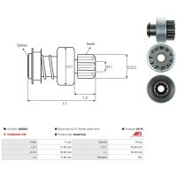 AS-PL SD6034 Freilaufgetriebe, Starter