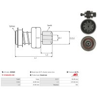 AS-PL SD9009 Freilaufgetriebe, Starter