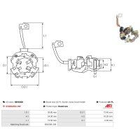 AS-PL SBH0008 Halter, Kohlebürsten