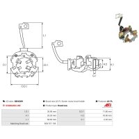 AS-PL SBH0009 Halter, Kohlebürsten