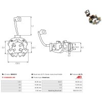 AS-PL SBH0012 Halter, Kohlebürsten