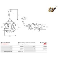 AS-PL SBH0014 Halter, Kohlebürsten