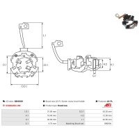 AS-PL SBH0029 Halter, Kohlebürsten