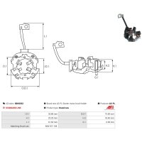 AS-PL SBH0032 Halter, Kohlebürsten