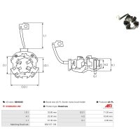 AS-PL SBH0035 Halter, Kohlebürsten