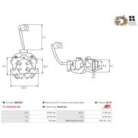 AS-PL SBH3007 Halter, Kohlebürsten