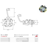 AS-PL SBH4001 Halter, Kohlebürsten