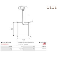 AS-PL BSX157-158 Kohlebürste, Starter