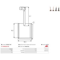 AS-PL PSX142-143 Kohlebürste, Starter