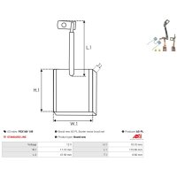 AS-PL PSX148-149 Kohlebürste, Starter