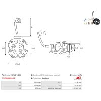 AS-PL PSX148-149(H) Halter, Kohlebürsten