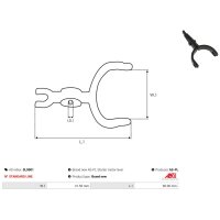 AS-PL SL0001 Starterhebel, Vergaser