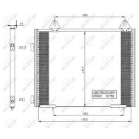 NRF 35351 Kondensator, Klimaanlage