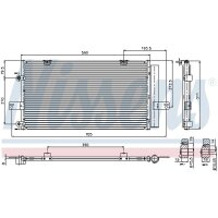 NISSENS 94652 Kondensator, Klimaanlage